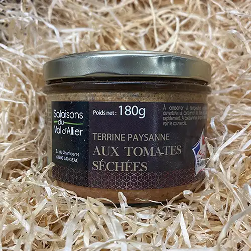 Terrine paysane aux tomates séchées