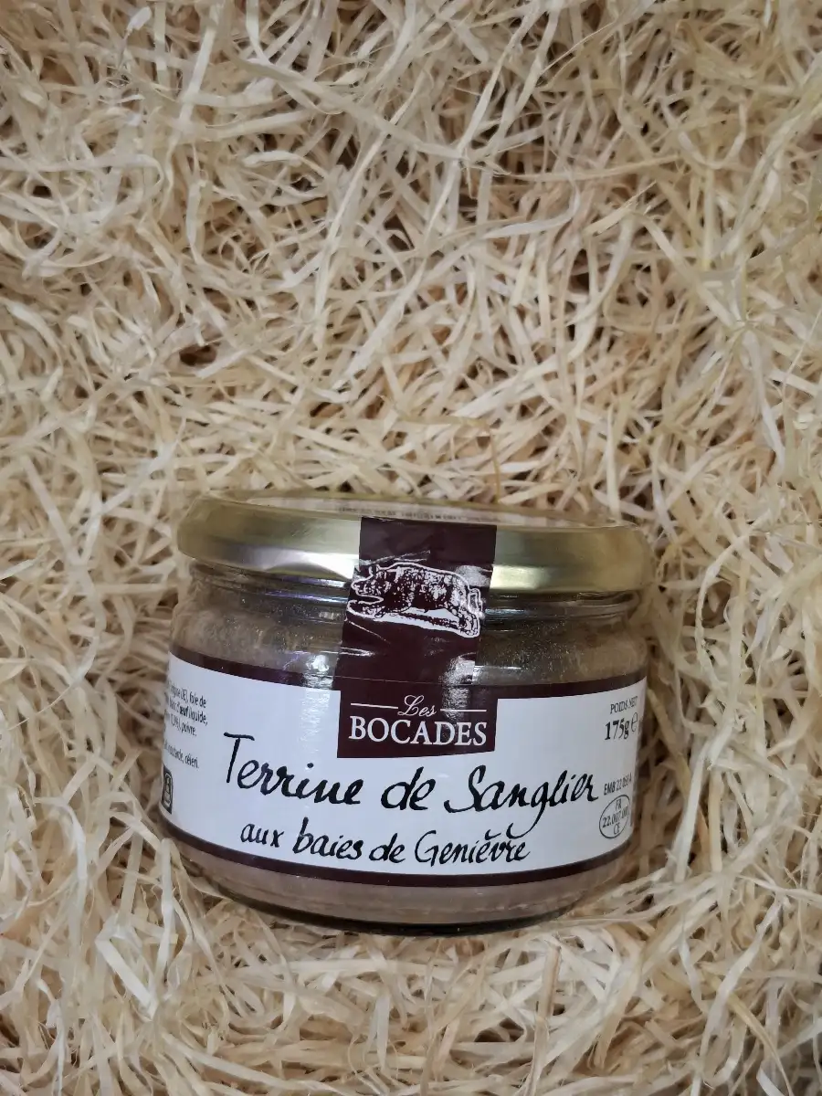 Terrine de sanglier aux baies de genièvre