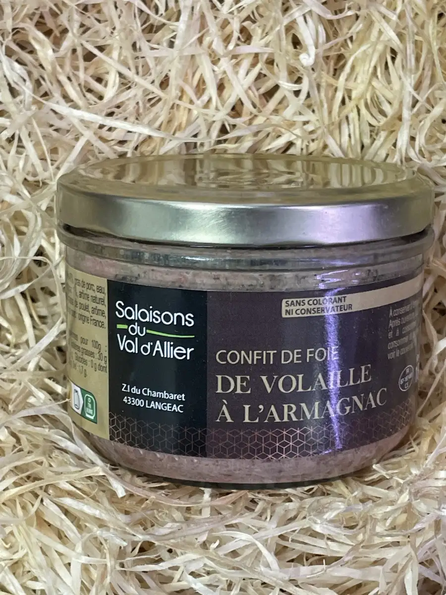 Confit de foie de volaille à l’Armagnac