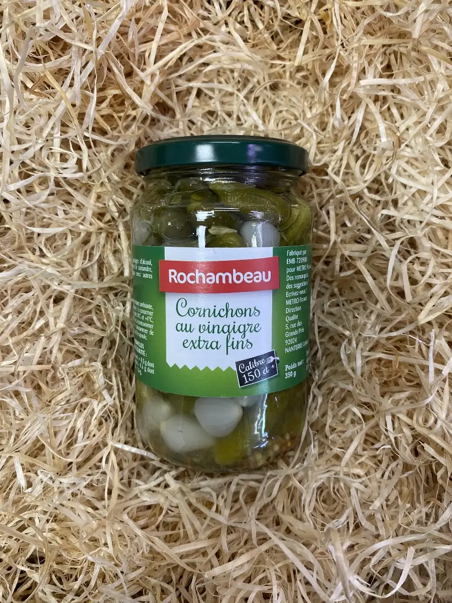 CORNICHONS AU VINAIGRE EXTRA-FINS (350g)