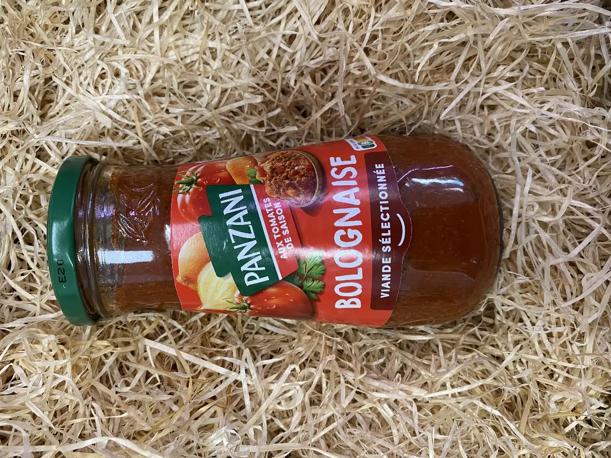 SAUCE BOLOGNAISE PUR BŒUF PANZANI (500g)