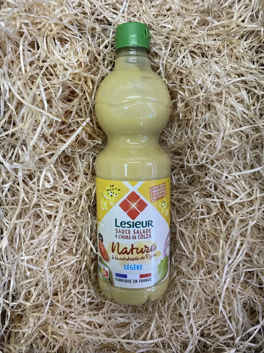 SAUCE SALADE LÉGÈRE À LA MOUTARDE DE DIJON  LESIEUR (500 ml)