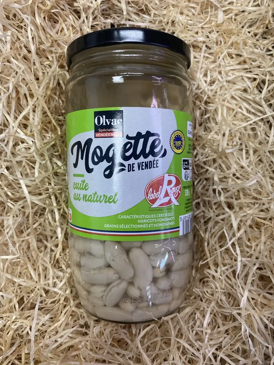 Olvac Mogette de Vendée IGP Label Rouge cuite au naturel (820 g)