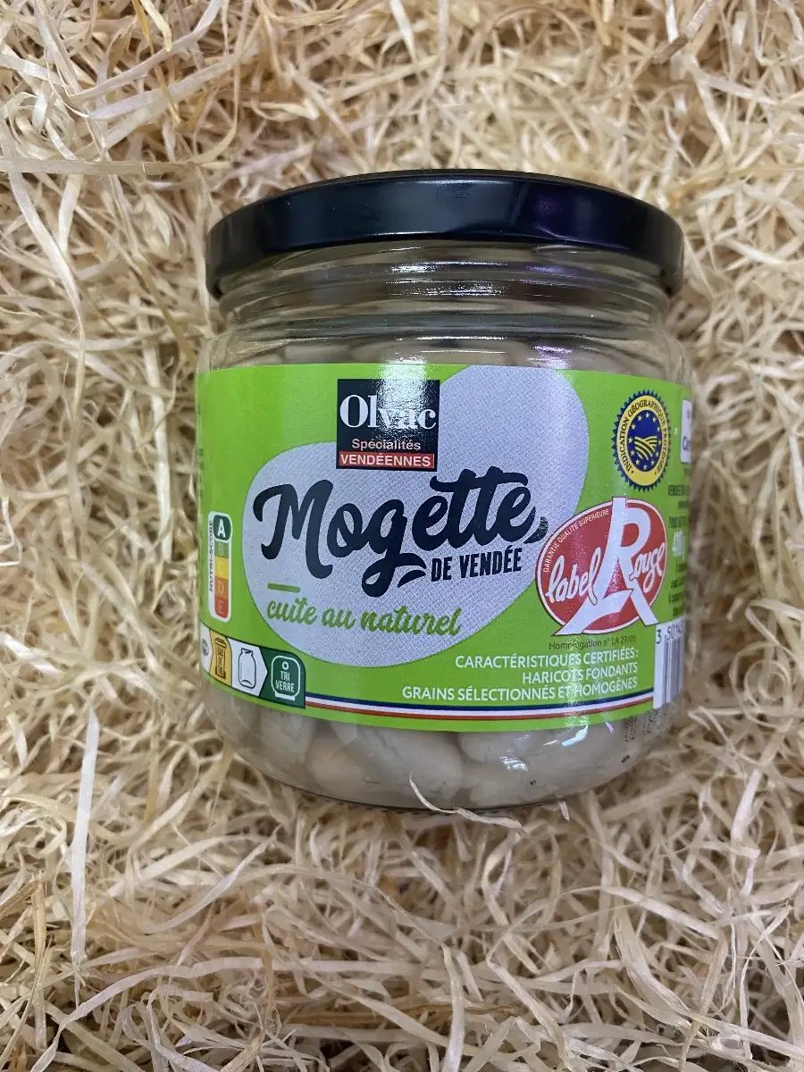 Mogette de Vendée IGP Label Rouge cuite au naturel Olvac (410 g)