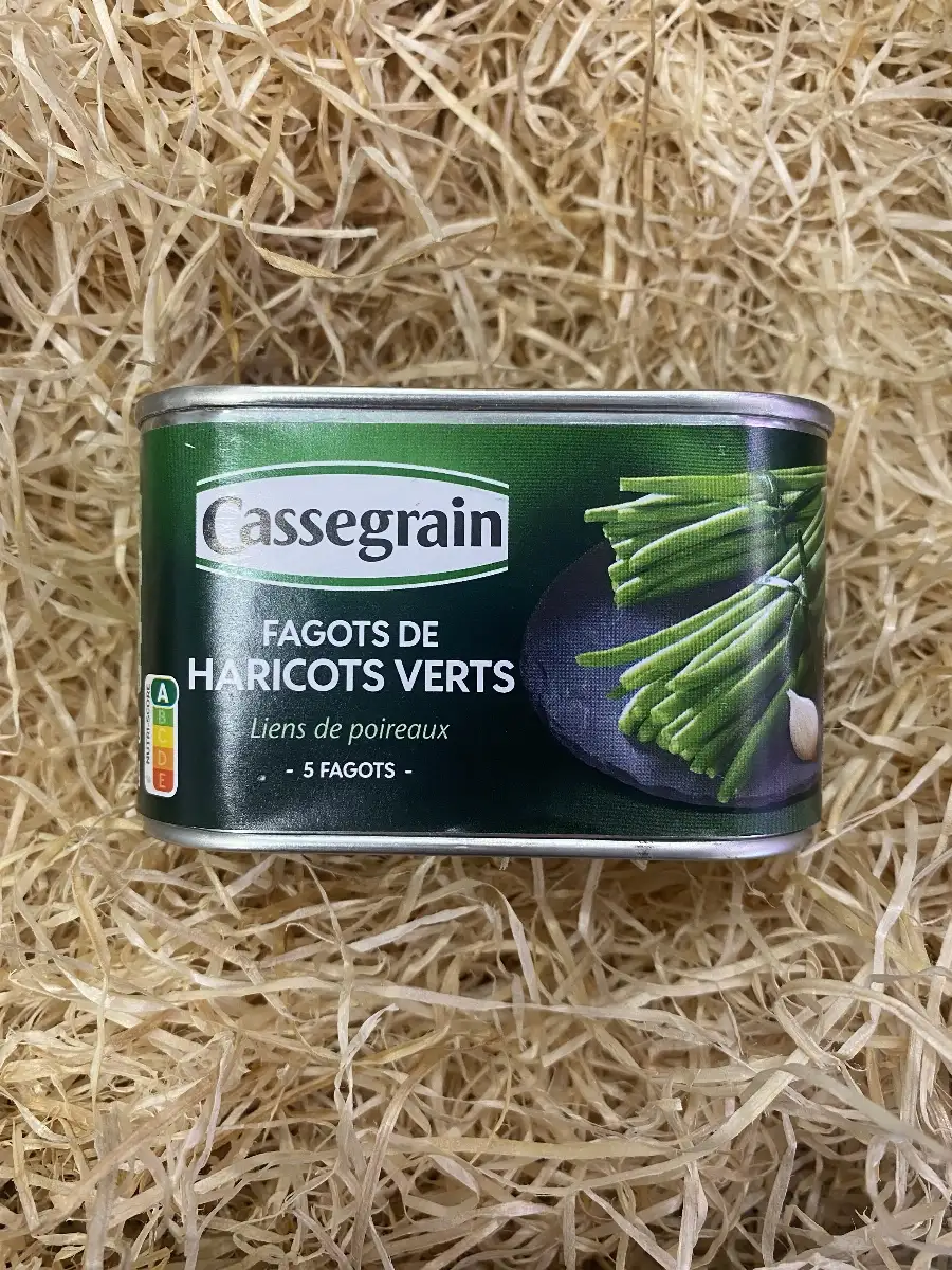 Haricots verts extra-fins liés par une feuille de poireau (400 g)