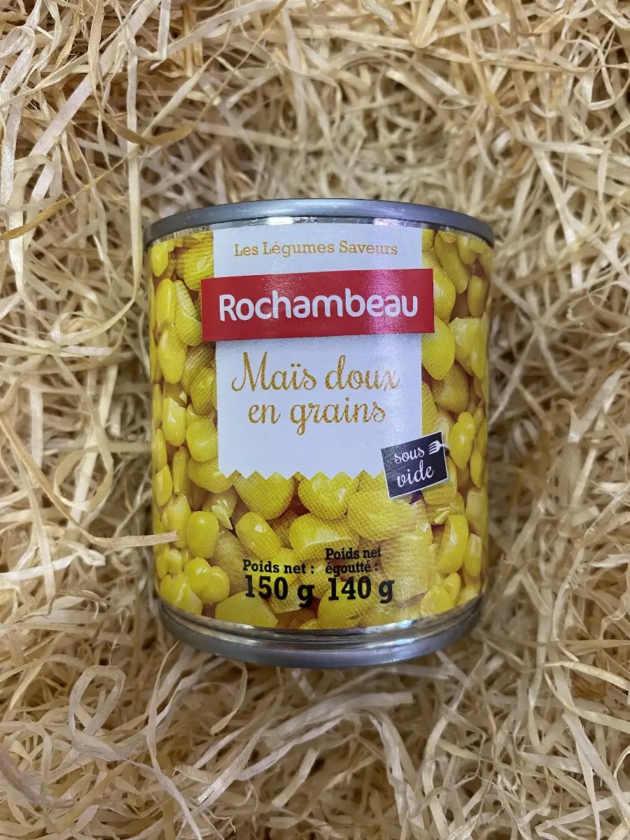 Rochambeau Maïs doux en grains sous vide (150 g)