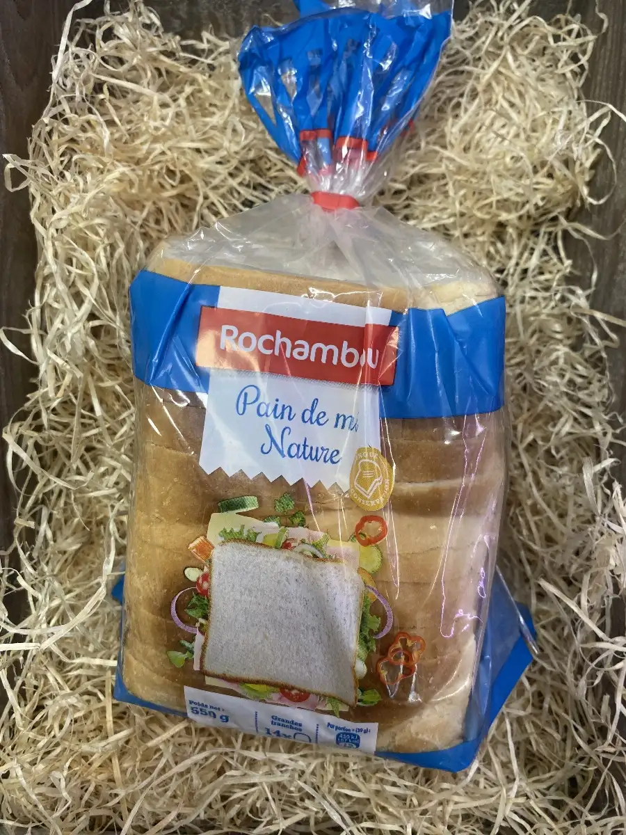 Rochambeau Pain de Mie Nature (550 g 14 Grandes Tranches)